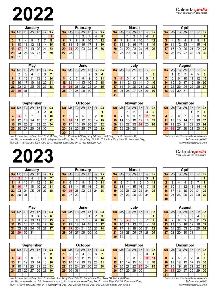 Timeshare Calendar 2024