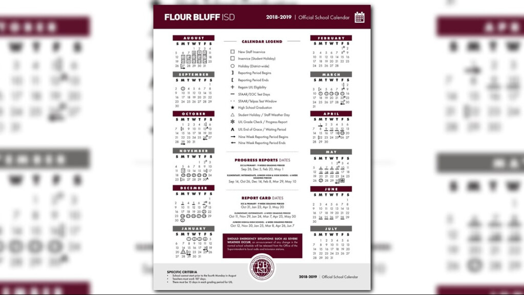 Fbisd Calendar 2024-25