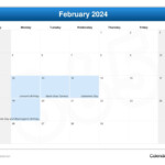 February 2024 Calendar With Holidays