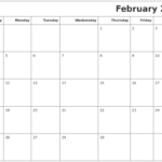 Print February 2024 Calendar