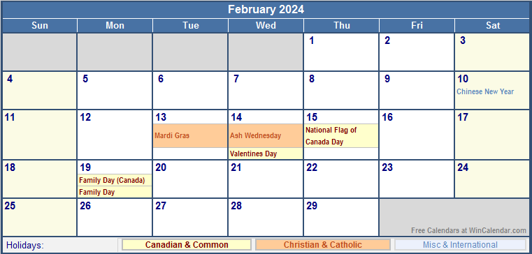 February 29 2024 Calendar