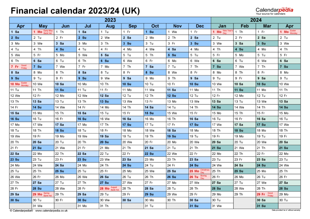 Tax Calendar 2024