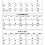 3 Month Calendar 2024 Printable