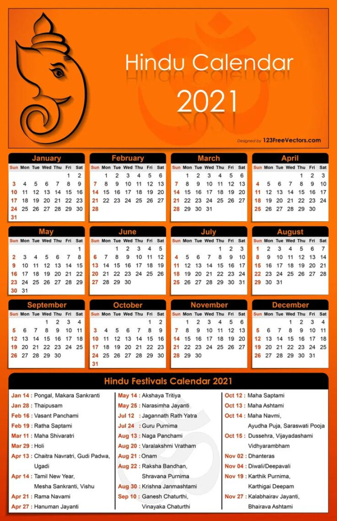 Hindu. Calendar 2024