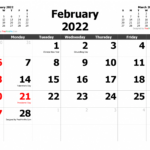 February Calendar 2024 With Holidays