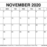 Free Printable Calendar November 2024