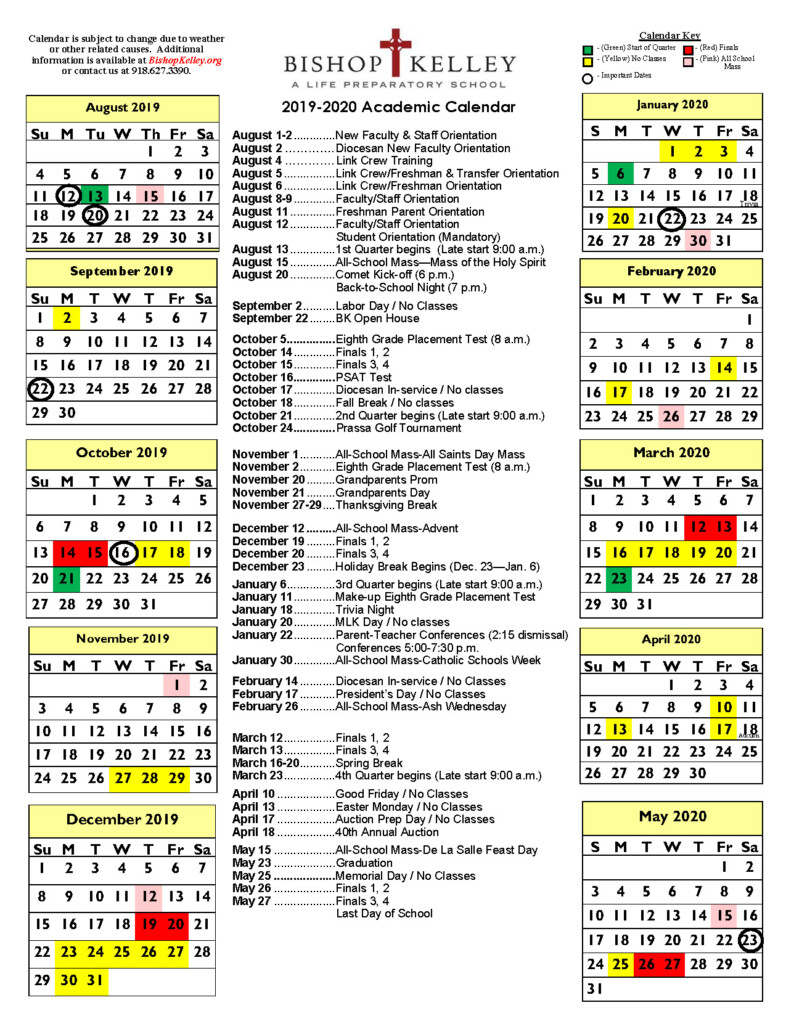 Liturgical Calendar 2024