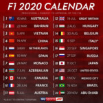 F1 2024 Race Calendar