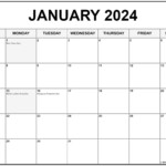 January 2024 Holiday Calendar