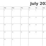 Free Printable Calendar July 2024