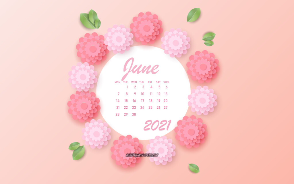 June 2024 Calendar Wallpaper