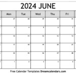 June Calendar 2024