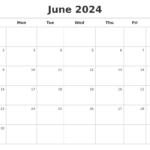 Calendar Maker 2024