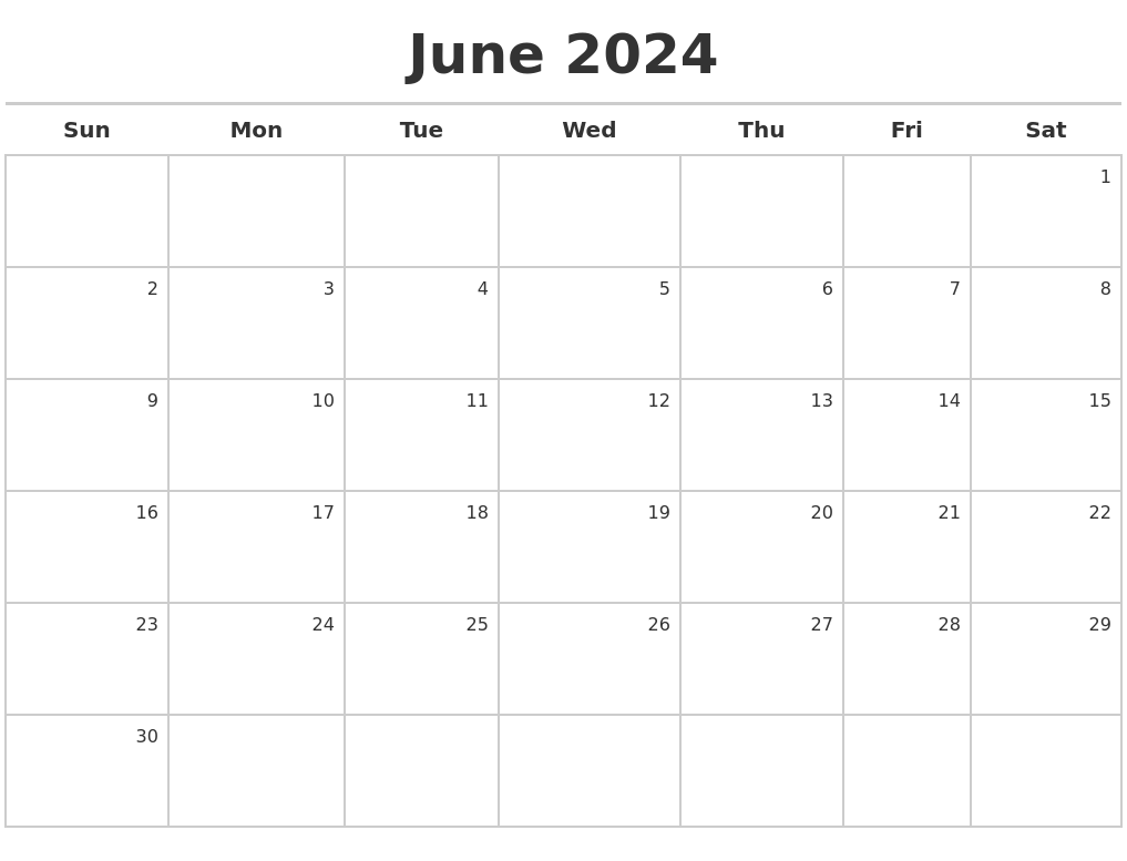 Calendar Maker 2024