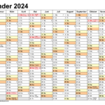 Calendar Pedia 2024