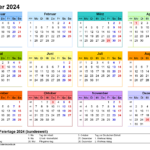 2024 Calendar Pdf