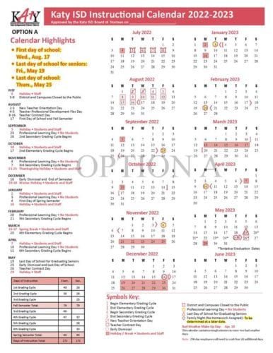 Katy Isd 2024-25 Calendar