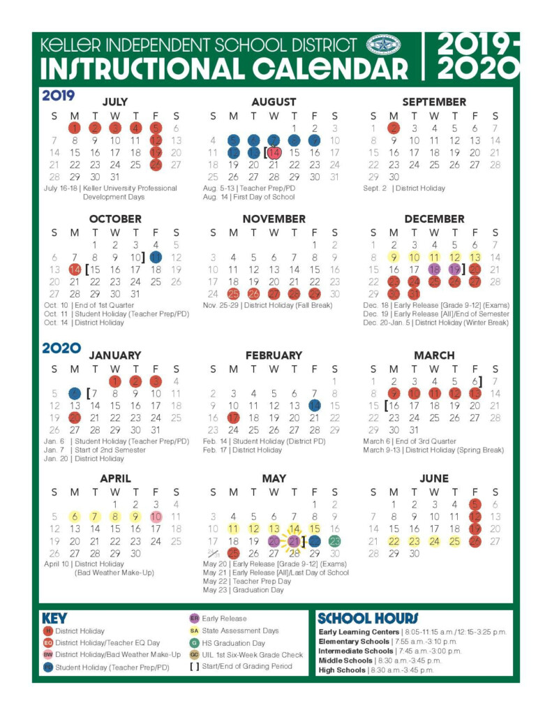 Keller Isd 2024-25 Calendar