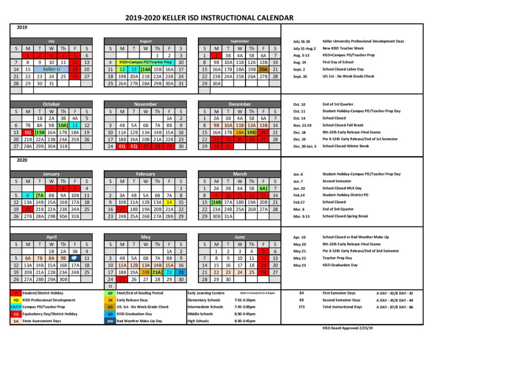 Keller Isd 2024-25 Calendar