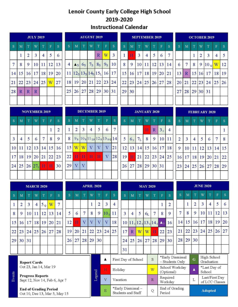 Waubonsee 2013-2024 School Year Calendar