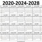 Leap Year Calendar 2024