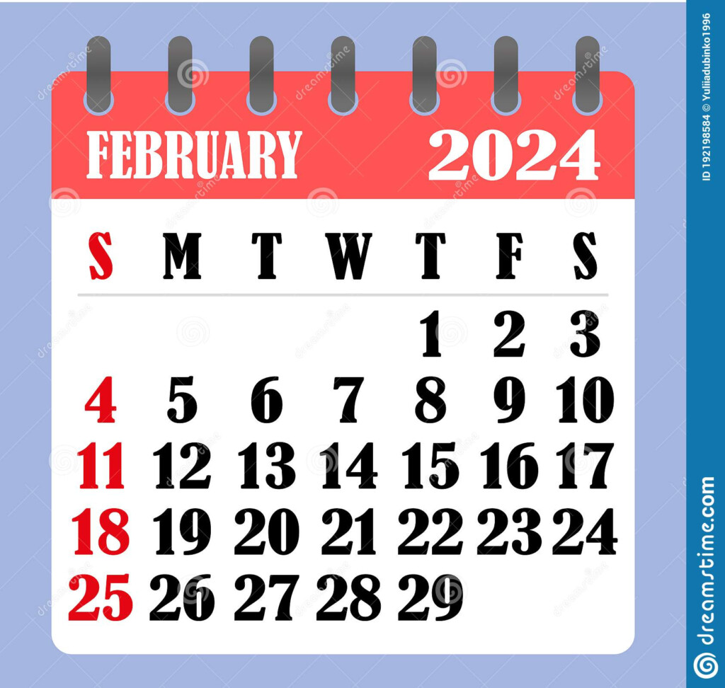 Calendar Of Feb 2024