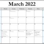 March 2024 Calendar With Holidays