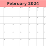 February And March Calendar 2024