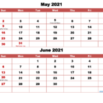 Calendar For May And June 2024