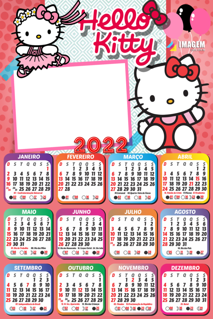 Hello Kitty Calendar 2024
