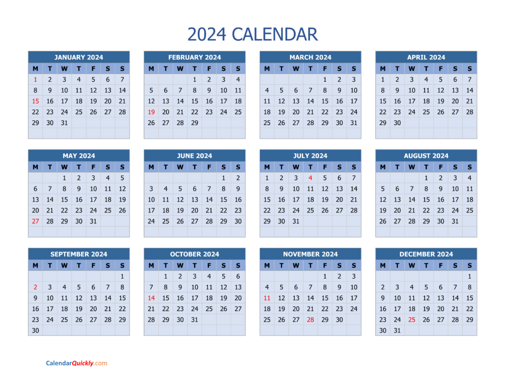 Free 2024 Calendar Mailed To You