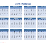 Letter Carrier Calendar 2024