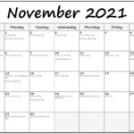 Nov 2024 Calendar With Holidays