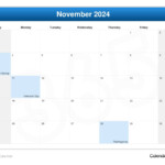 Thanksgiving 2024 Calendar Date