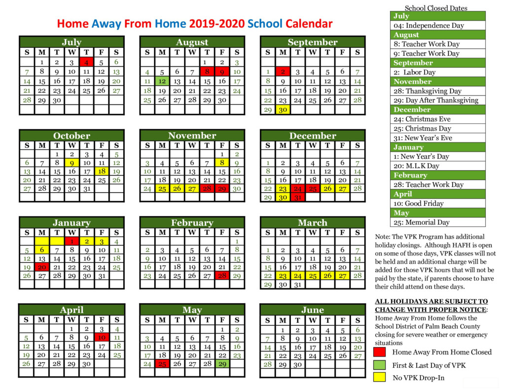 Palm Beach County School Calendar 2024