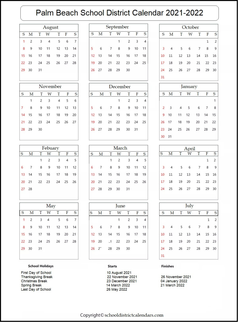 2024 And 2023 Palm Beach School Calendar