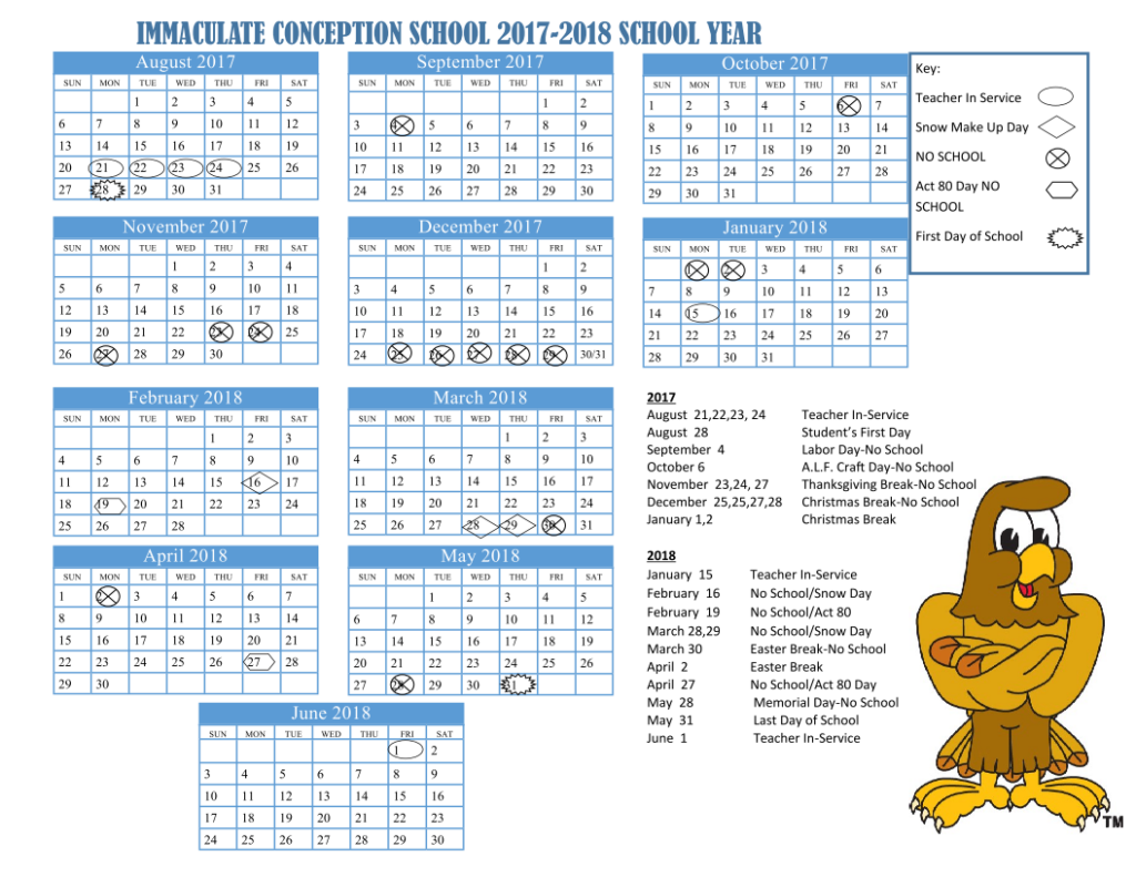 Penn State 2024-25 Calendar