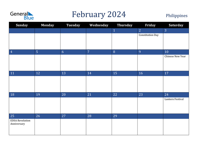 February 2024 Calendar With Holidays