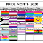 Calendar Pride Month 2024