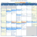 September 2024 Calendar With Holidays