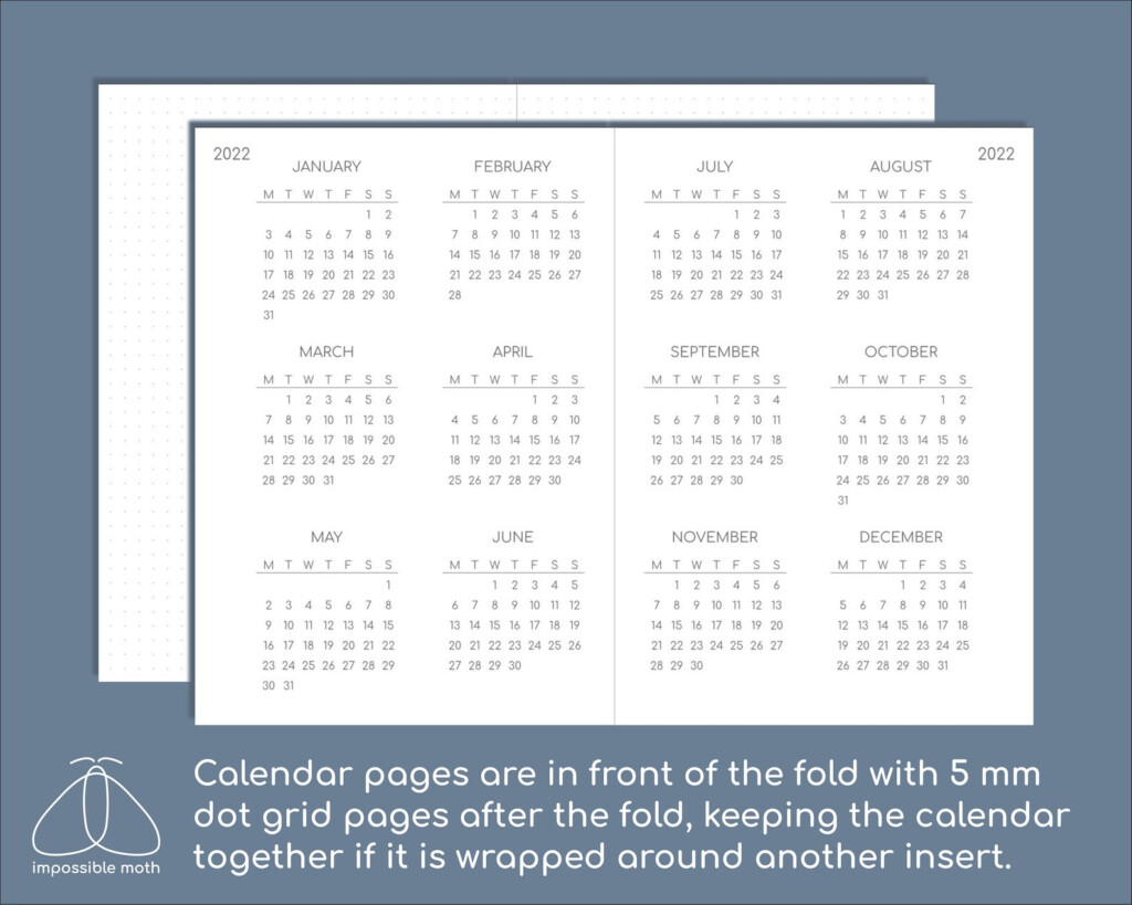 Calendar 2022-2024 Printable