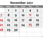 Nov 2024 Calendar With Holidays