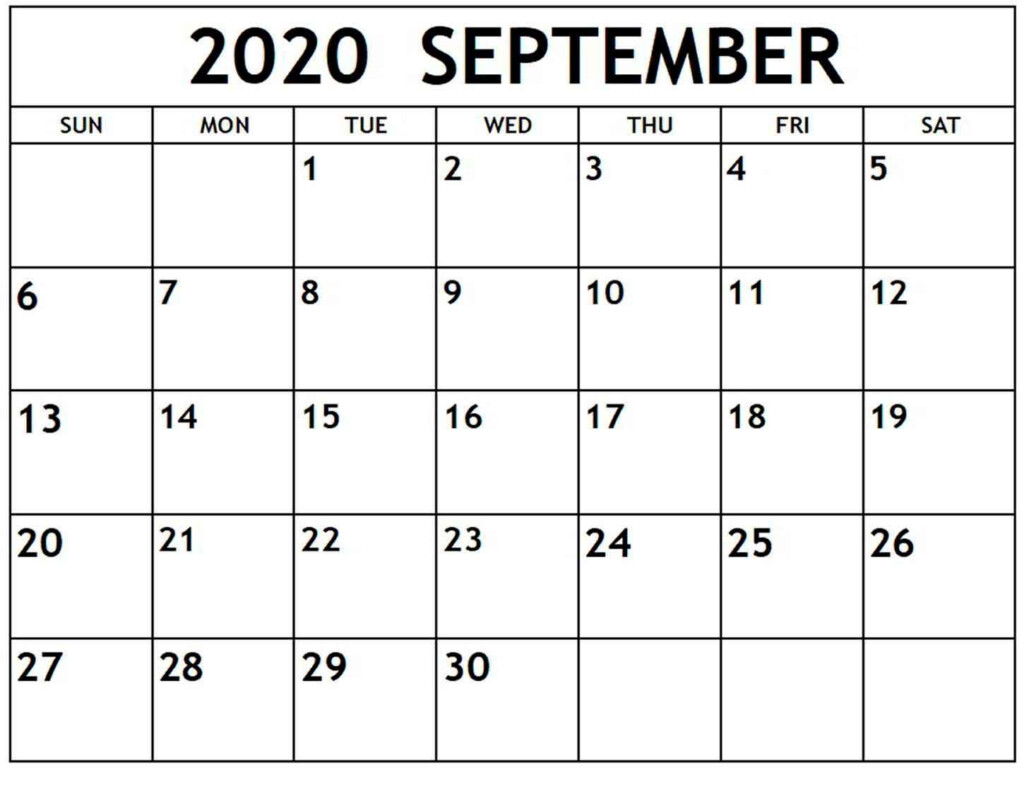 September 2024 Printable Calendar