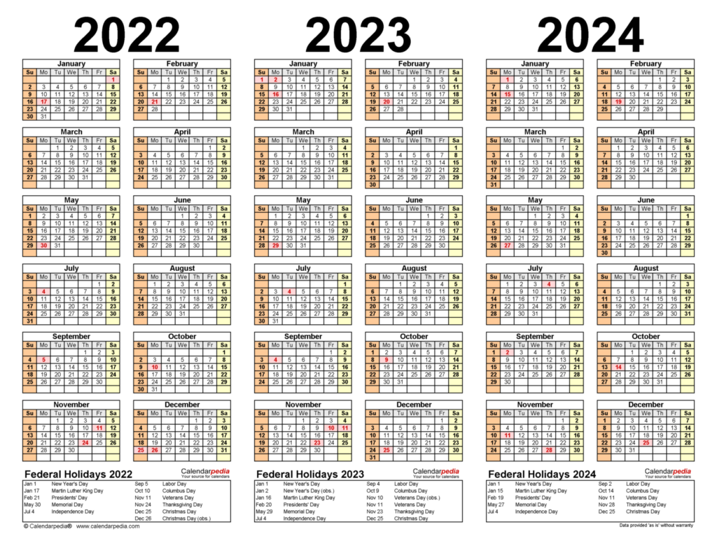 2024 Retail Calendar