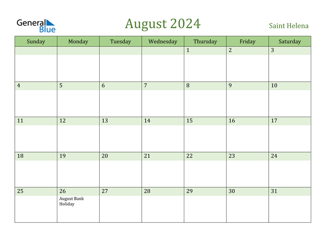 August 2024 Calendar With Holidays 2024 Calendar Printable