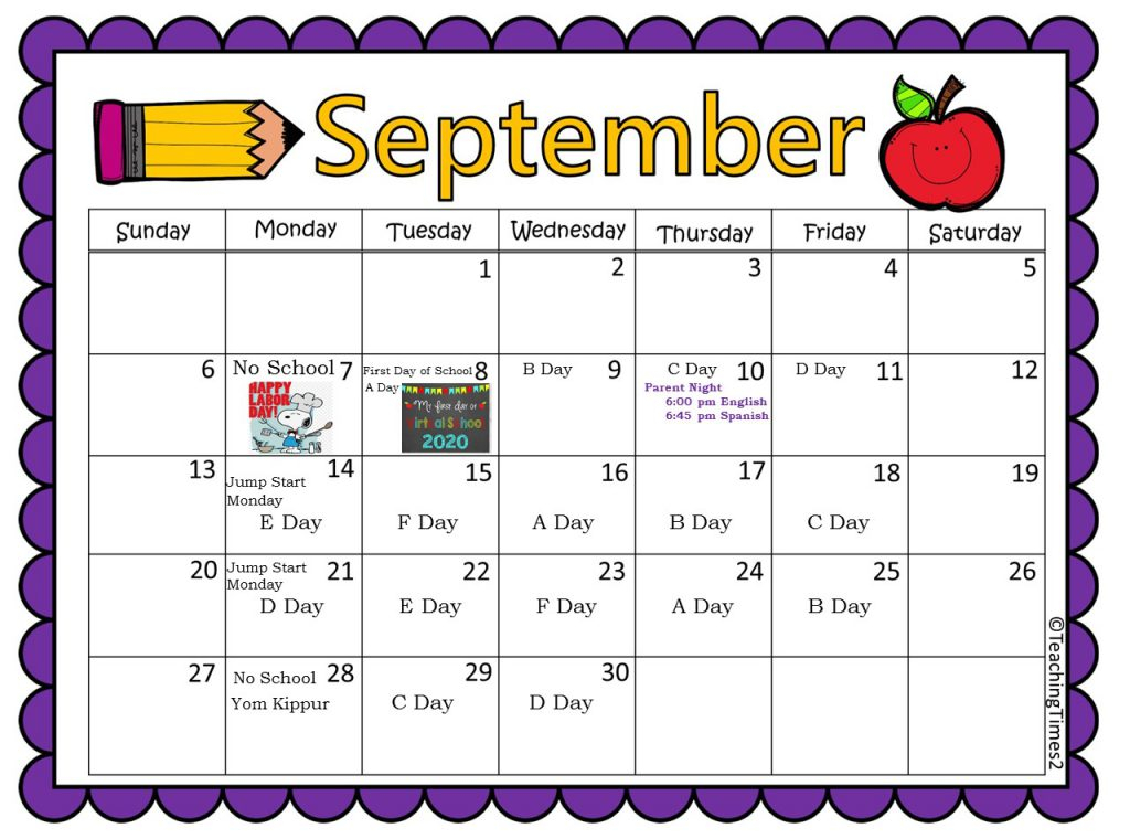 School Calendar Bancroft Elementary School 2024 Calendar Printable