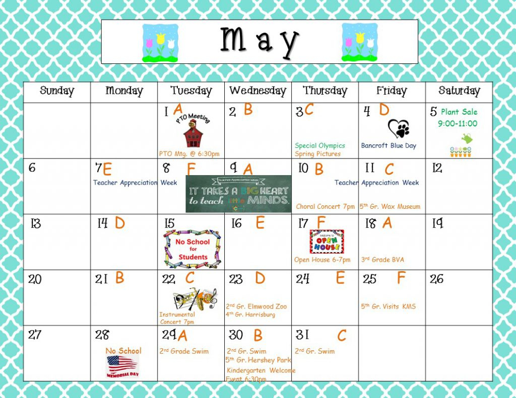 Bancroft School Calendar 2021-2024