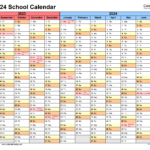 2023-2024 School Calendar Template