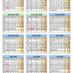 2024 And 2023 School Calendar Template