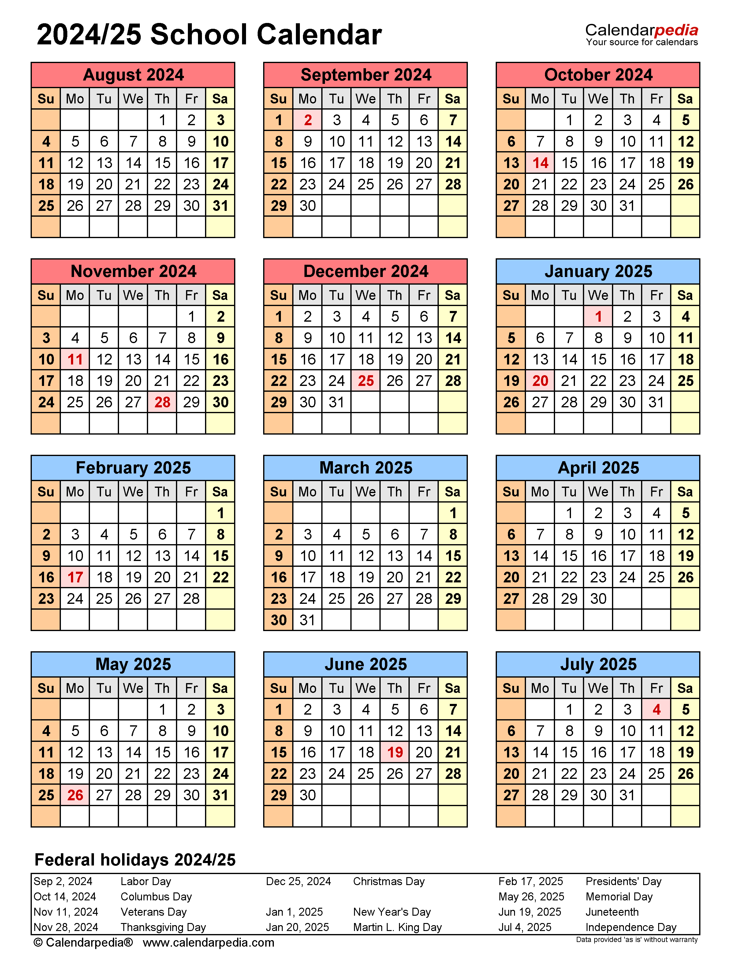 Wcpss 2024 25 Calendar 2024 Calendar Printable